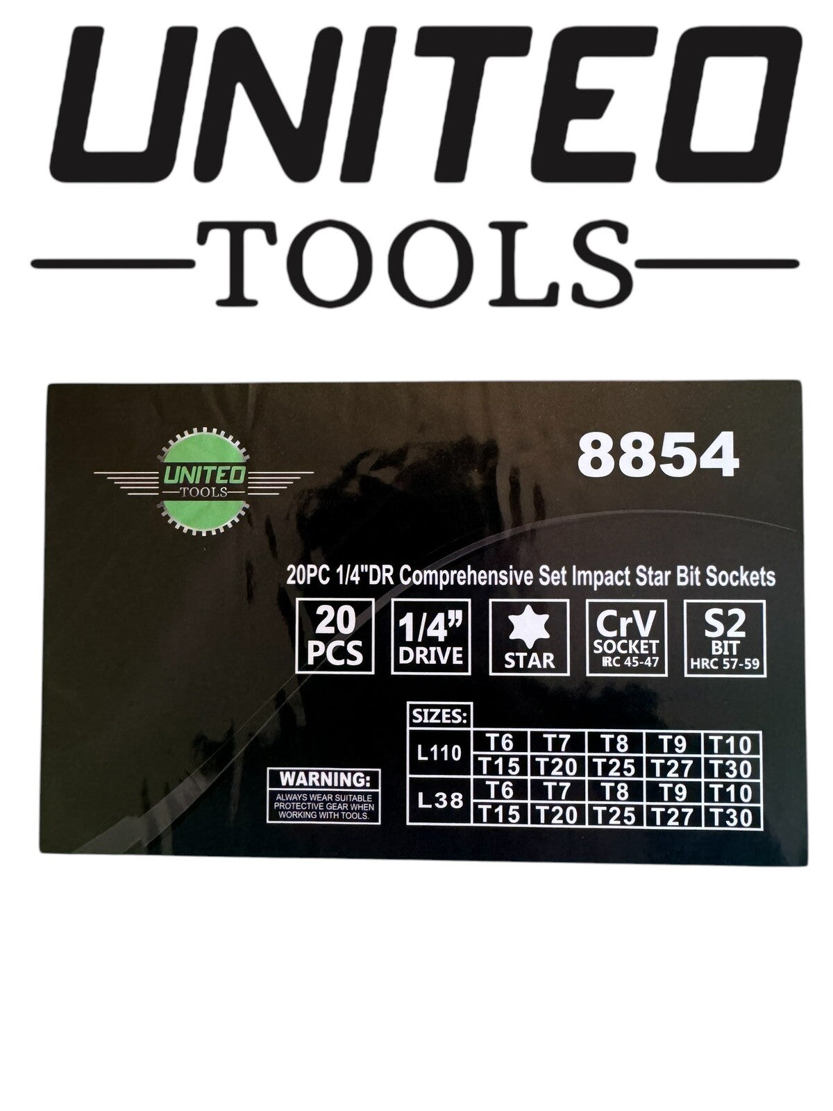 20PC Extra Long & Short IMPACT TORX Bit Sockets Set 1/4" Dr T6-T30 S2 Crv HEX