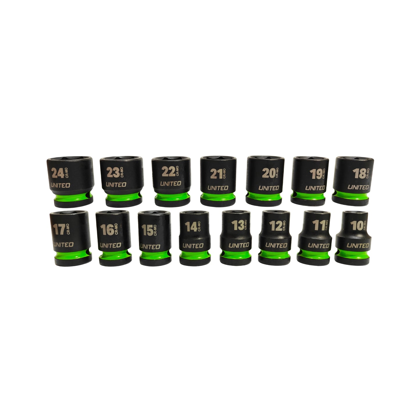 United Tools 15PC 1/2" Drive Impact Socket Set Cr-Mo EVA Foam Tray
