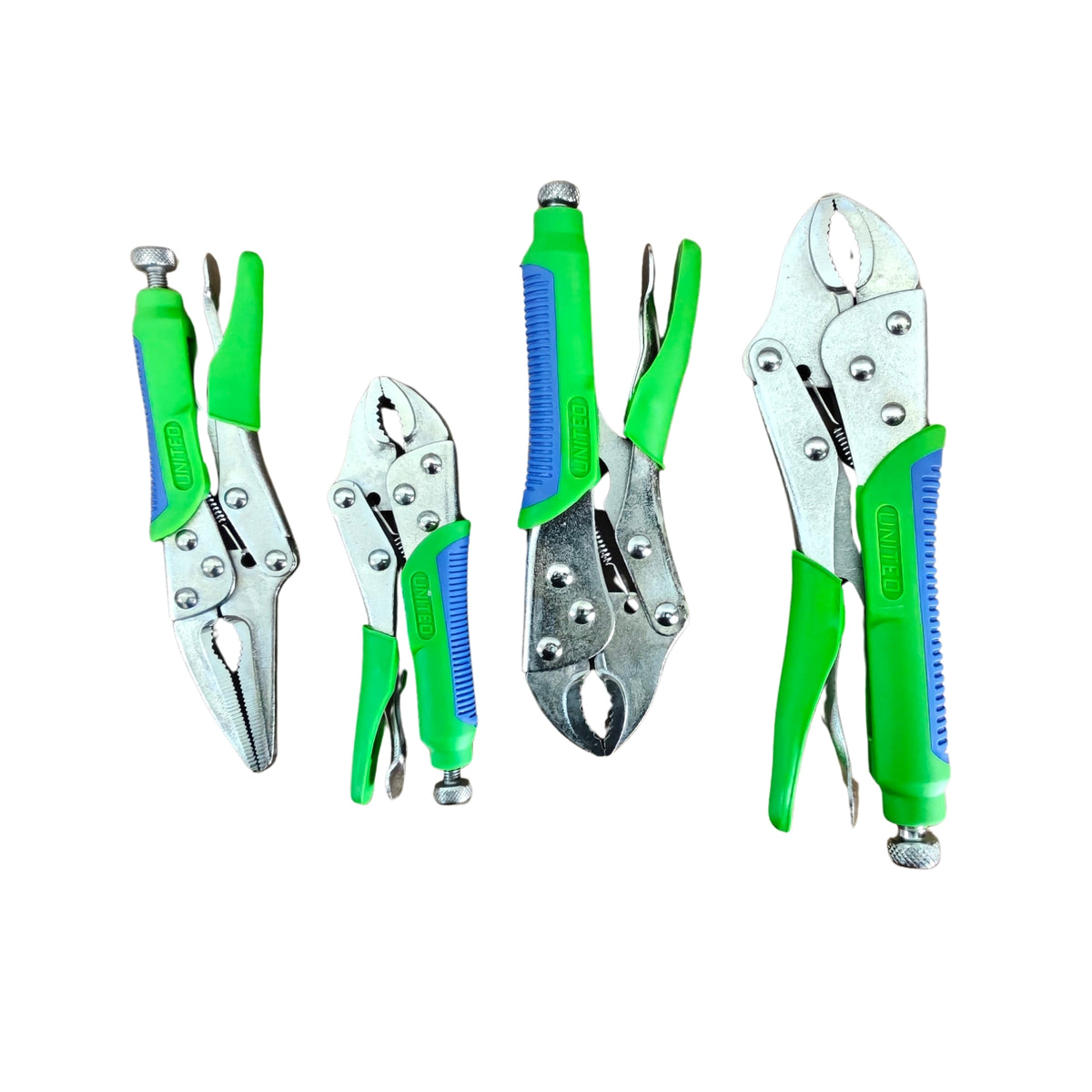 Locking Pliers 4pc Mole Grips Adjustable Wrench Vice Grips Pliers Long Eva Tray
