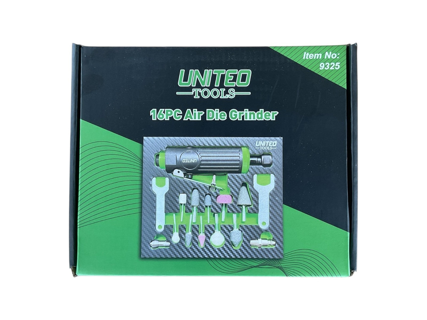 16PC Air Die Grinder Set In EVA Foam Tray