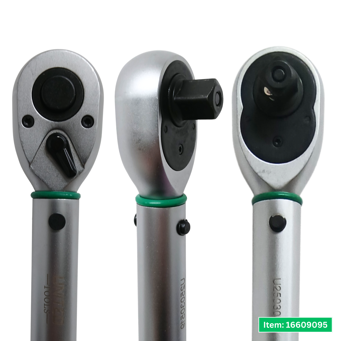 3PC Torque Wrench Set 1/4, 3/8, 1/2" in Drive, Quick Release Calibrated