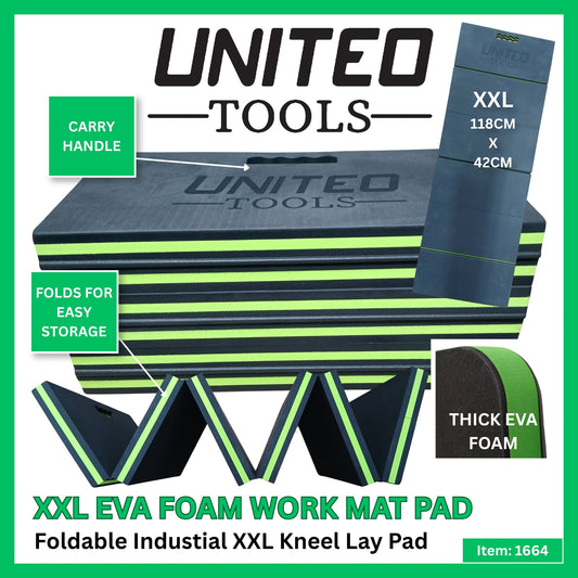 Mechanics Mat XXL Folding Garage/Kneeling/Laying EVA Foam 118cm x 42cm