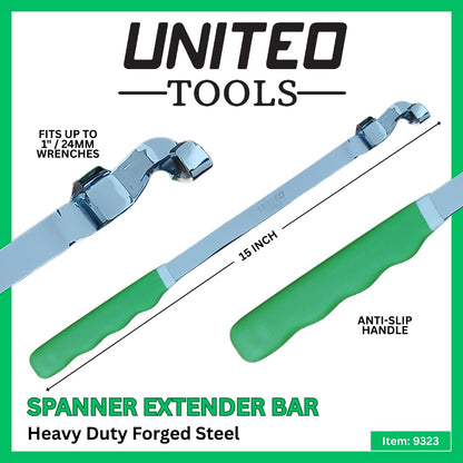 15" Spanner / Wrench Extender Bar