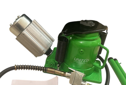 Air Hydraulic Bottle Jack Low-Profile 20 Ton Lifting Ram Car Van Truck Heavy