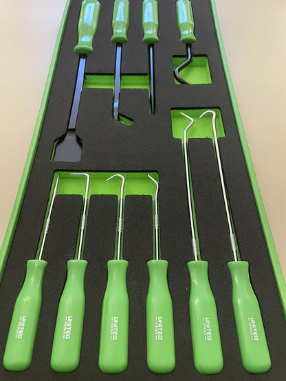 10pc Scraper Hook And Pick Tool Set O Ring Seal Removal Set & Mini Hook & Pick