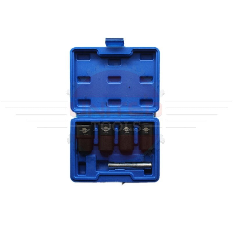 United Locking Wheel Nut Remover Nut Bolt Stud Extractor IMPACT Twist Socket Set