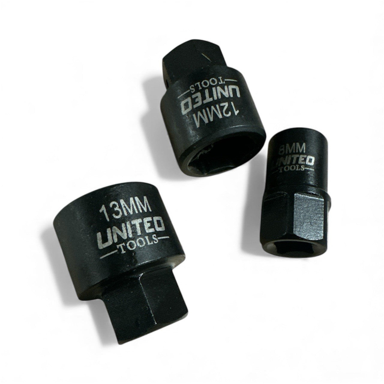 IMPACT Sockets Set 1/4” Dr SHALLOW Stubby IMPACT Sockets 4 to 15mm HEX 6pt HEX