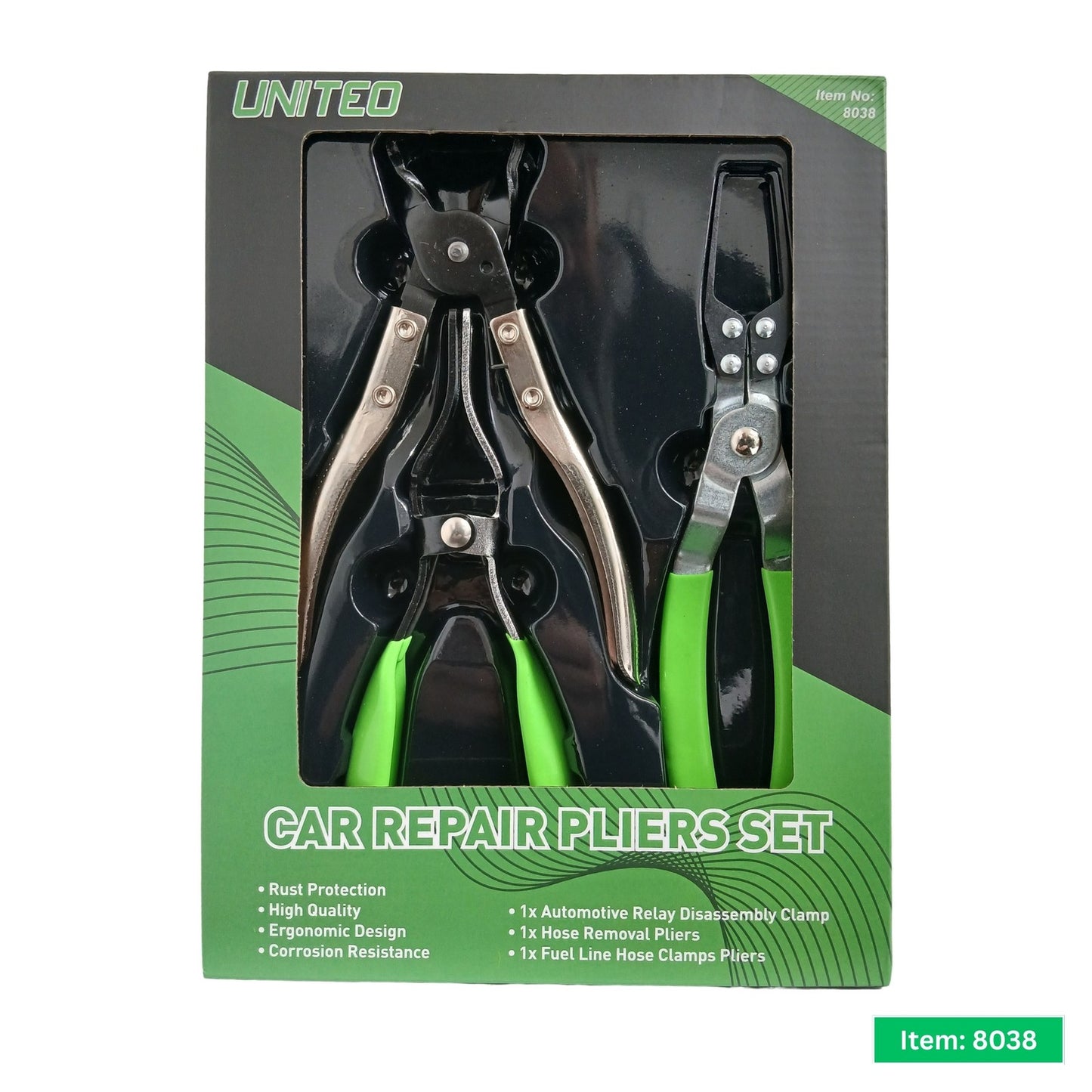 3PC Car Repair Pliers-Relay Disassembly, Hose Removal & Fuel Line Pliers