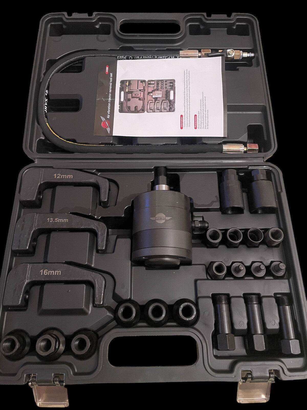 United Tools Air Vibration Injector Removal Remover Tool Master Kit 25PC