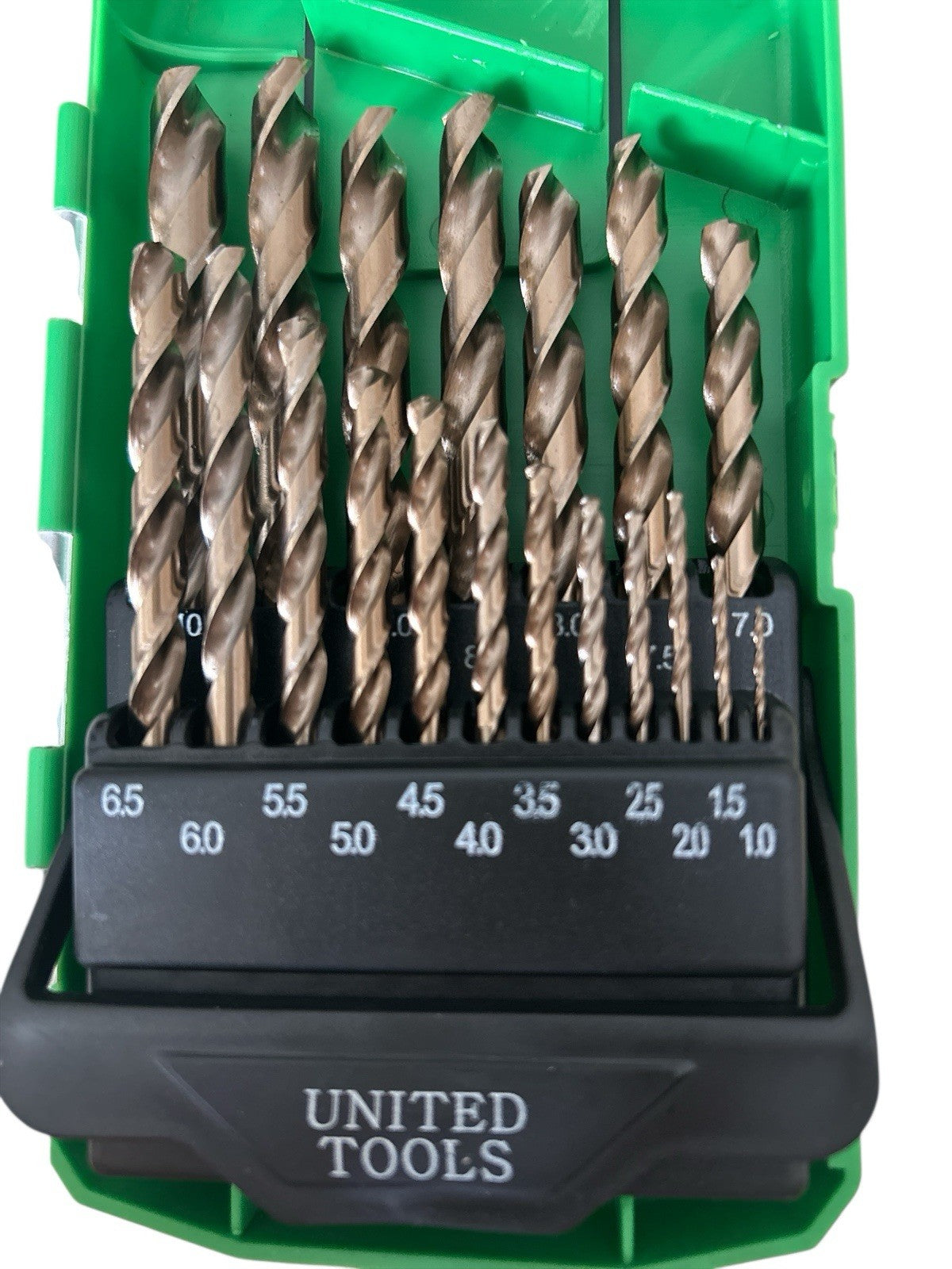 INDUSTRIAL 19pc HSS Cobalt Metric Drill Bit Set 1 - 10mm