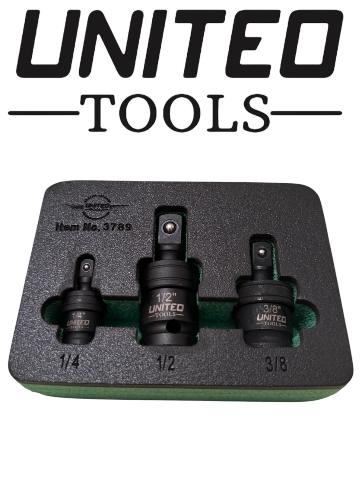 Industrial Universal Joint IMPACT Socket Set Uj 1/4" 3/8" 1/2" Dr EVA