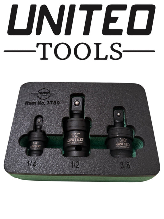 Industrial Universal Joint IMPACT Socket Set Uj 1/4" 3/8" 1/2" Dr EVA