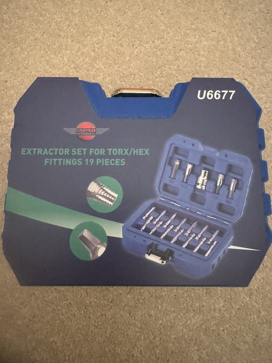 Damaged Screw Extractor Long Short Tool Set For TORX HEX ALLEN Star Screws