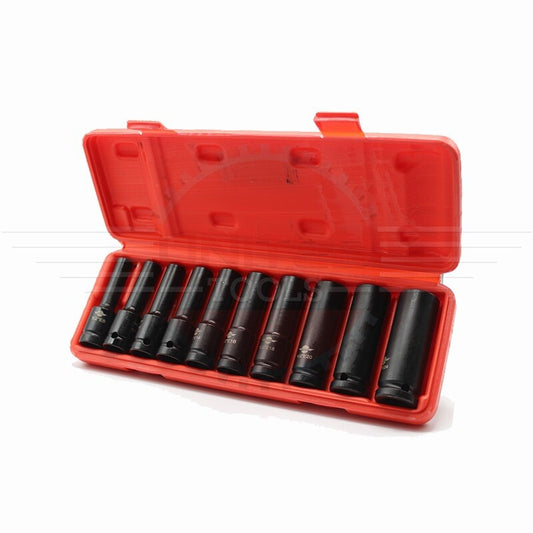 United Tools 1/2" IMPACT E-Torx Sockets Set 10PC 6 Point 8-24mm