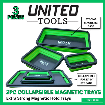 3PC Collapsible Magnetic Parts Tray