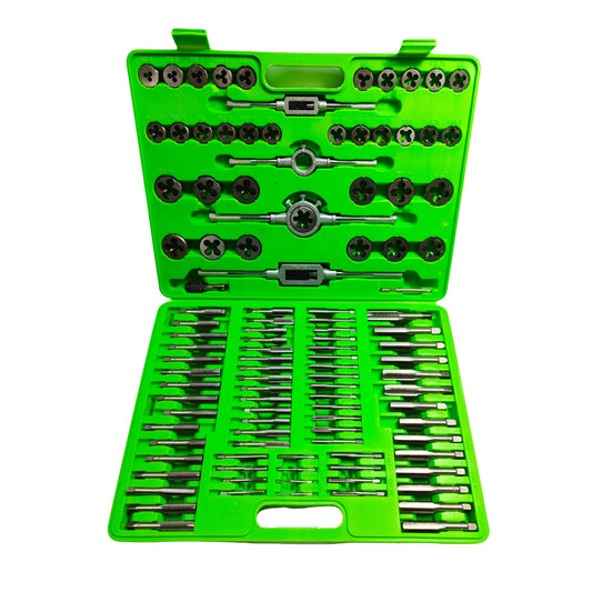 United Tools 110PC Tap & Die Set Metric Thread Cutting Kit Blow Case