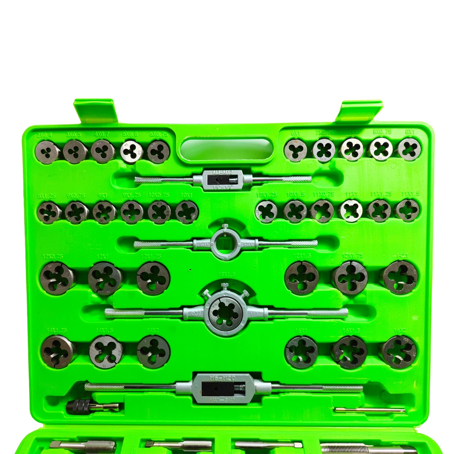 United Tools 110PC Tap & Die Set Metric Thread Cutting Kit Blow Case