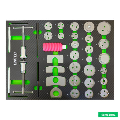XXL Professional 7 Drawer Roller Lockable Tool Cabinet with 286 Tools