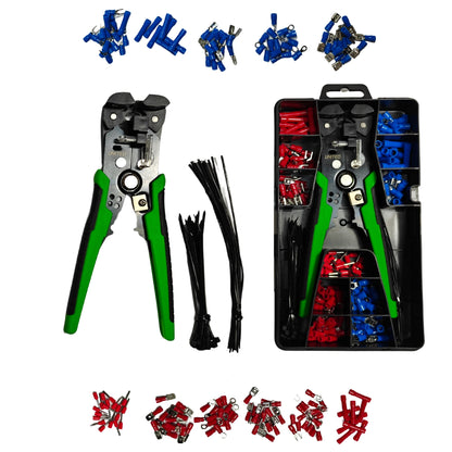 United Tools 191PC Automatic Wire Stripper Crimper Terminal Kit