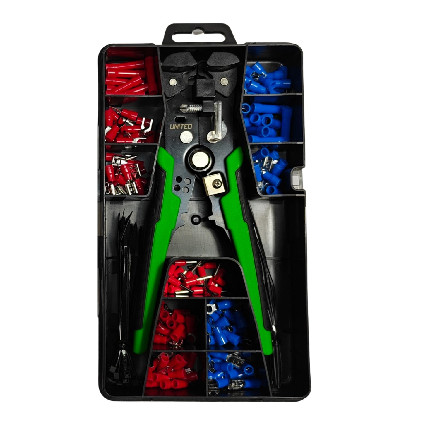 United Tools 191PC Automatic Wire Stripper Crimper Terminal Kit