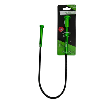 United Tools 3-in-1 Flexible Pick Up Tool LED Light Magnet & 4-Claw Grabber 62cm