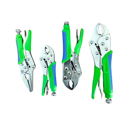 Locking Pliers 4pc Mole Grips Adjustable Wrench Vice Grips Pliers Long Eva Tray