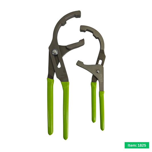 United Tools 2PC Adjustable Oil Filter Wrench Set – 9" & 12" with EVA Foam Tray