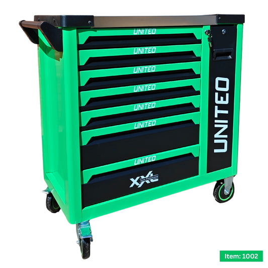 XXL Professional 7 Drawer Roller Lockable Tool Cabinet with 286 Tools