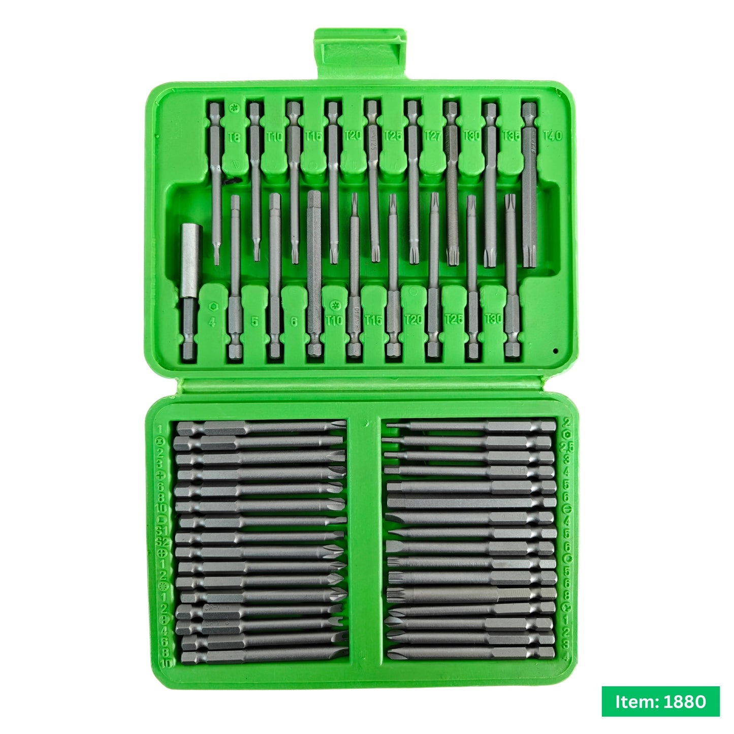 50PC Magnetic Security Screwdriver Bit Set 75mm Torx Hex Spline