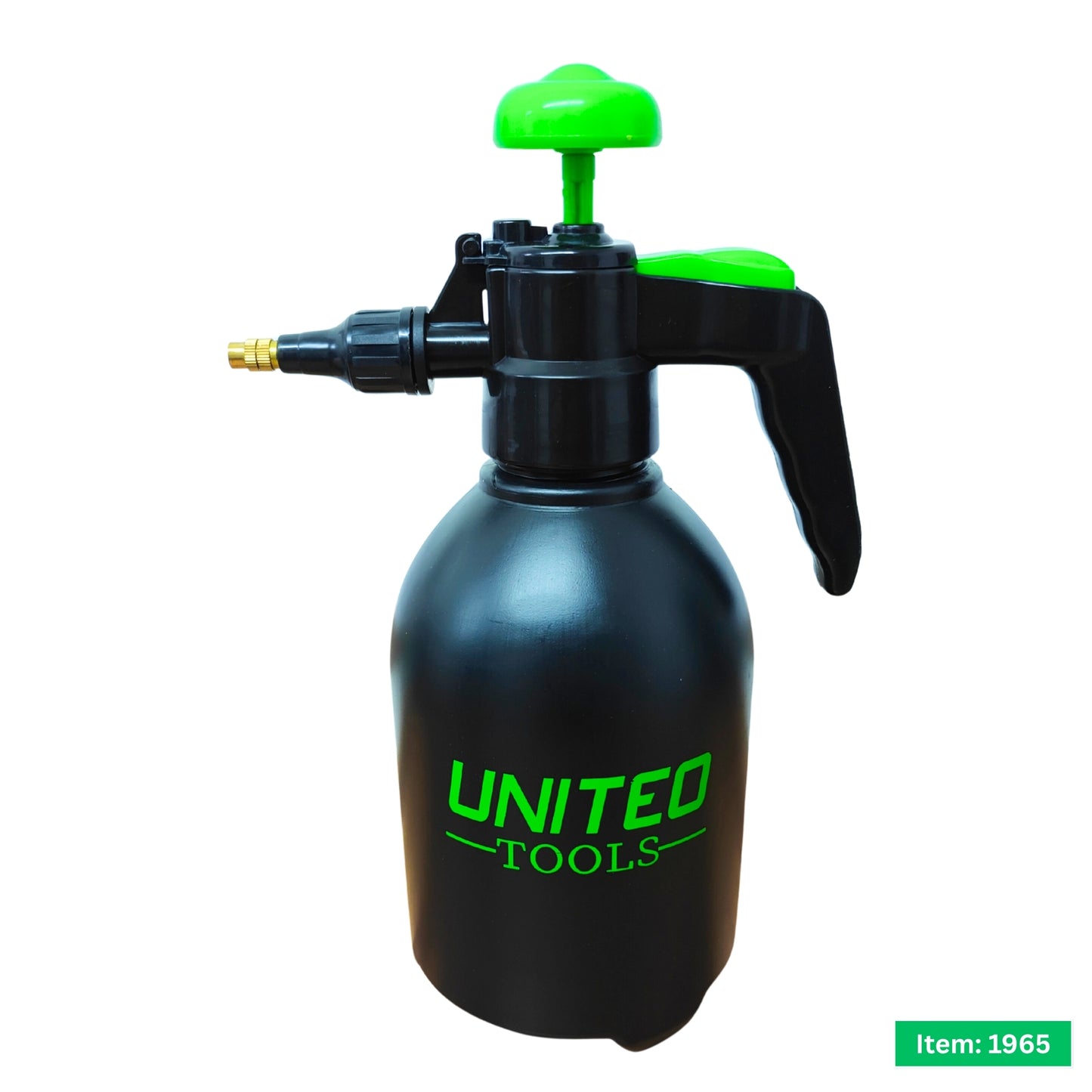 United Tools 2L Chemical Pressure Sprayer Viton Seals Brass Nozzle Bottle