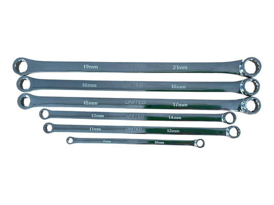 Metric Double Ended Ring Spanner Aviation Wrench 12 Sided 8-21mm
