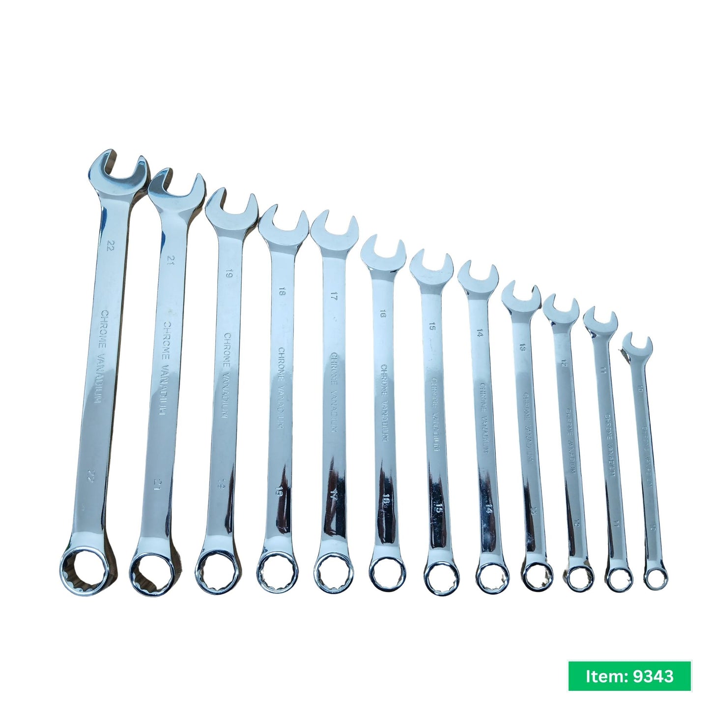 United Tools 12pc Extra Long Combination Spanner Set 10-22mm EVA Tray