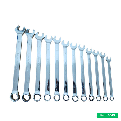 United Tools 12pc Extra Long Combination Spanner Set 10-22mm EVA Tray
