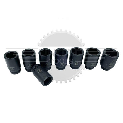 12PC 3/4" Inch Long Reach IMPACT Sockets Dr DEEP IMPACT Socket Set 24-41mm