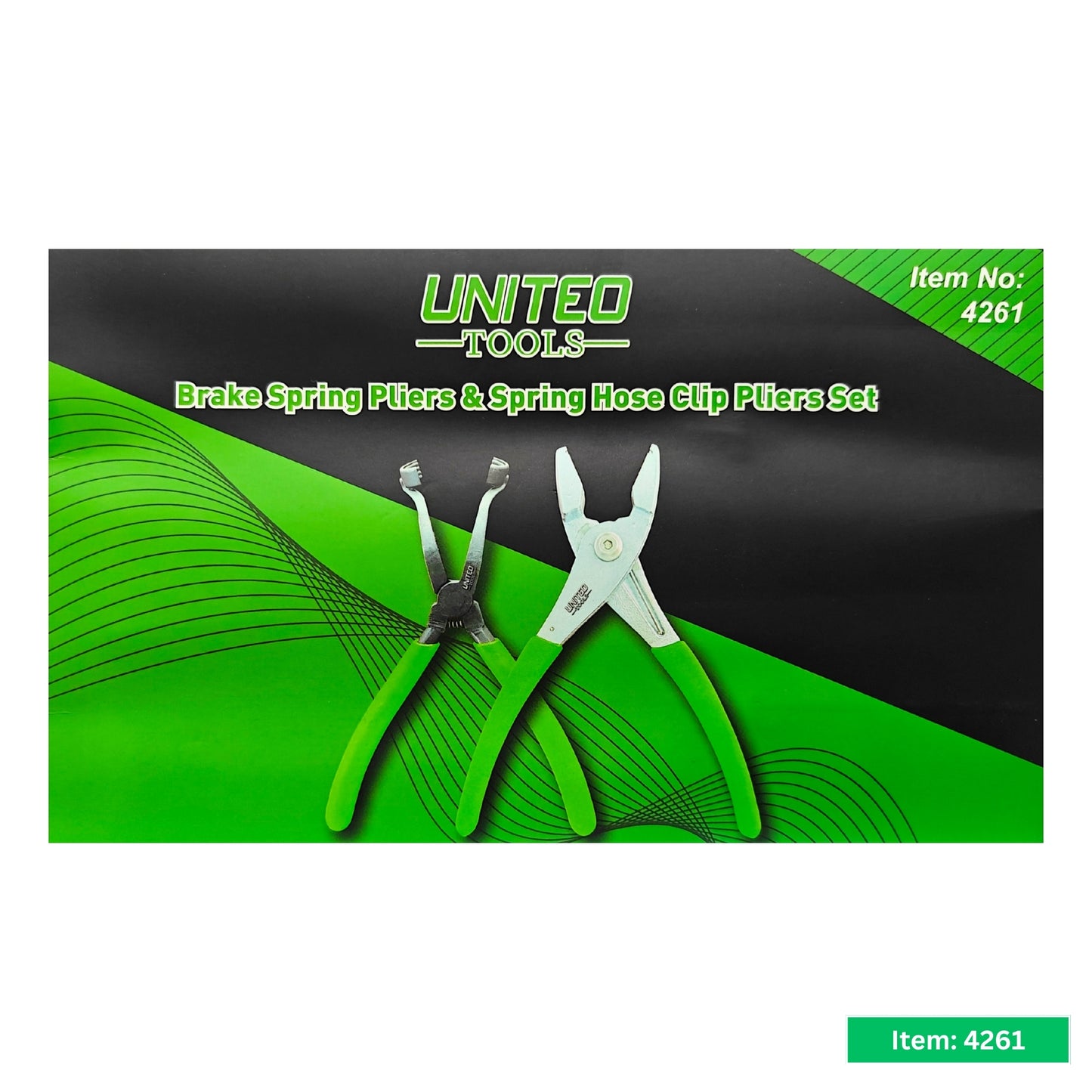 Brake Spring Plier & Spring Hose Clip Plier In EVA Foam Tray
