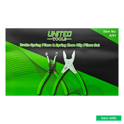 Brake Spring Plier & Spring Hose Clip Plier In EVA Foam Tray