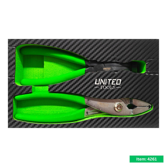 Brake Spring Plier & Spring Hose Clip Plier In EVA Foam Tray