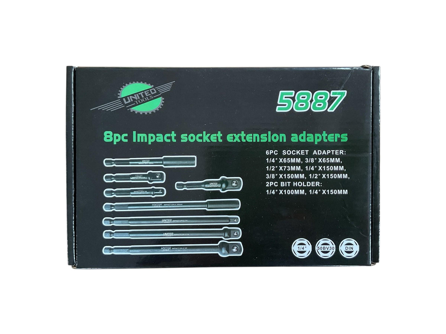 United Tools 8PC IMPACT Socket Extension Adapters