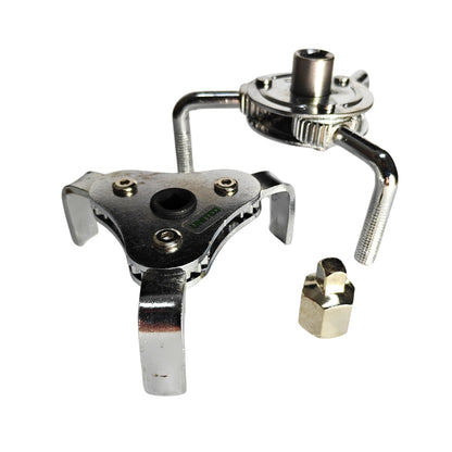 United Tools 2PC 3 Leg Self Adjusting Oil Filter Wrench 63-120mm