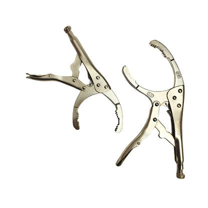 United Tools 2PC Oil Filter Locking Pliers Cr-V Mole Grip Set EVA Tray