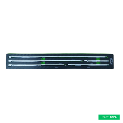 5PC 3/8" Dr Extra Long Extension Bar Set 100, 150, 350, 450, 600mm in EVA Foam