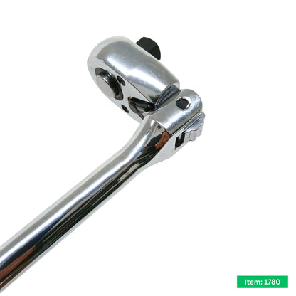 3/8" Drive Flexi Head Ratchet Handle Socket Wrench 72T Extra Long 457mm