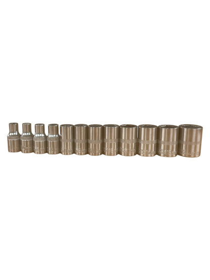 1/4 Socket Set With TORX HEX Screwdriver Bits