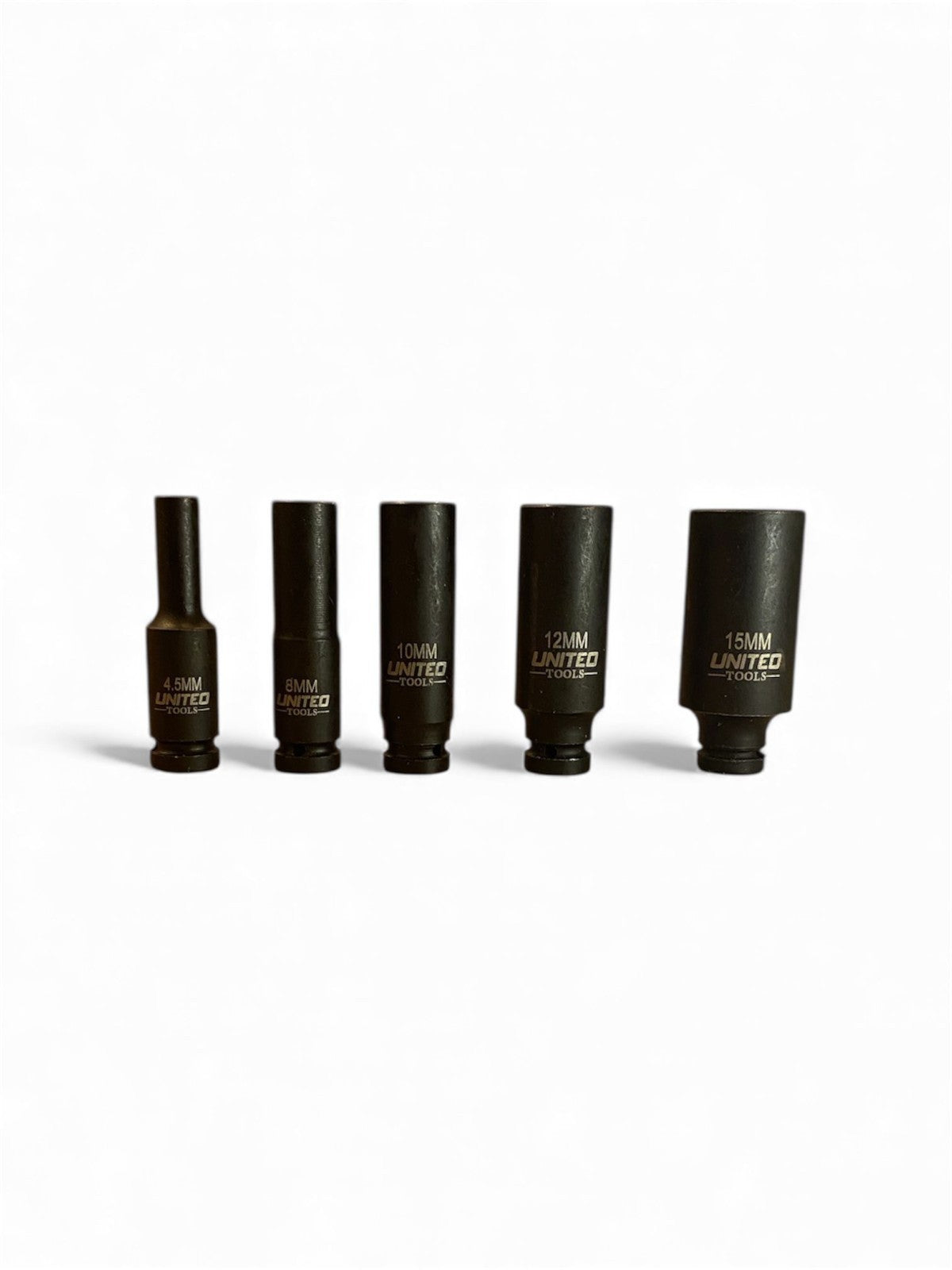 DEEP IMPACT SOCKET Set 1/4"Dr 14pc 4mm-15mm 6pt Hex Sockets