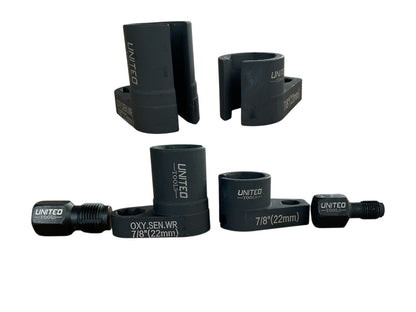 Oxygen Sensor Socket & Thread Chaser Tool Set 5PC In EVA Foam Tray