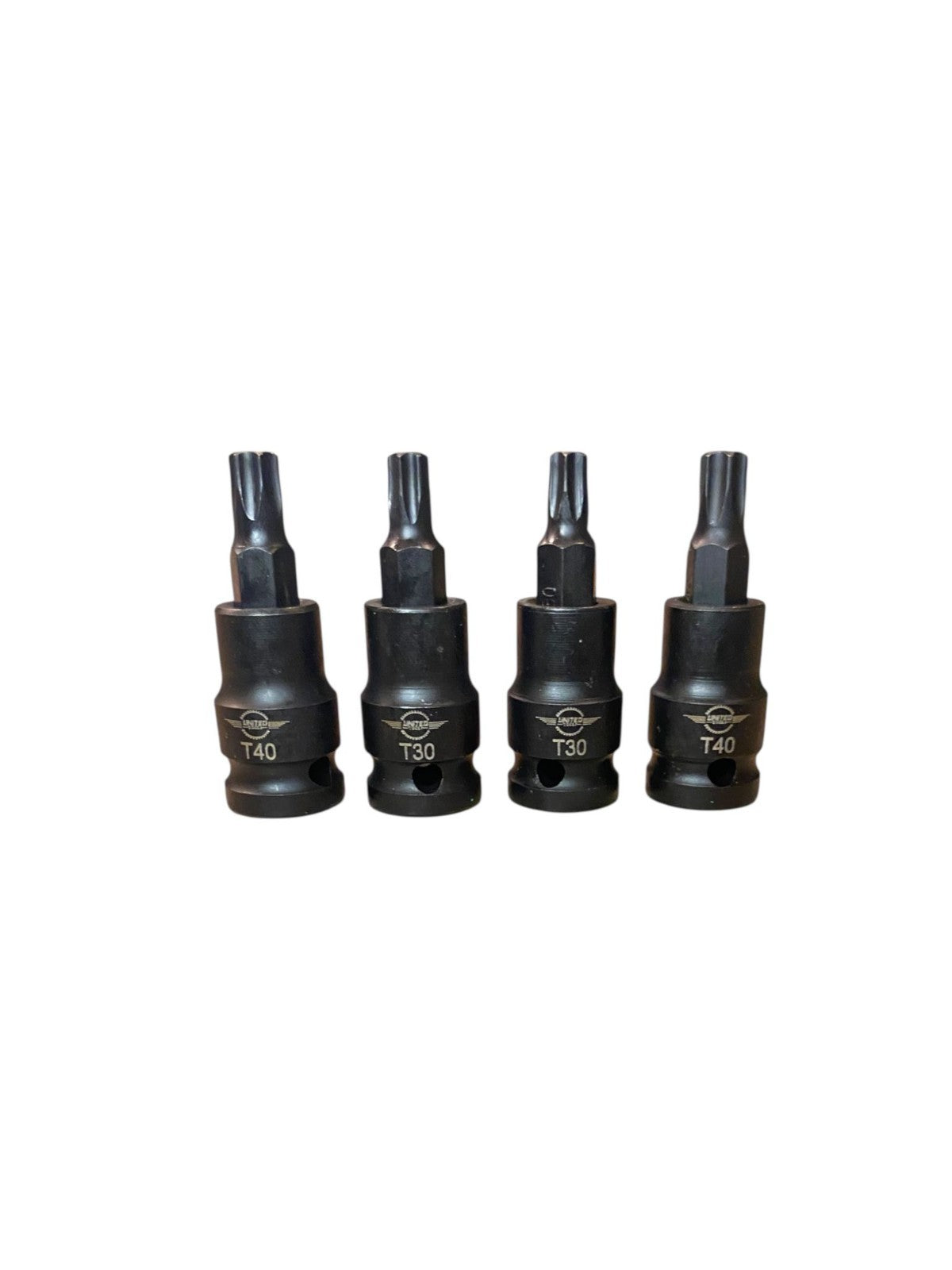 United Tools 1/2" 3/8"Dr Long IMPACT TORX Socket Set T30-T40-T50 Star Tork