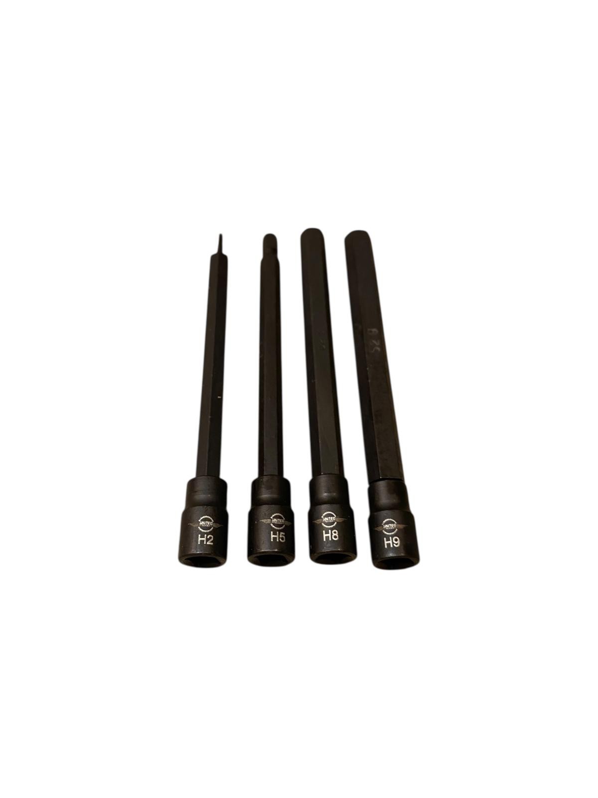 20PC Long & Short IMPACT HEX Sockets Set 1/4" Dr H2-H9 Long & H2-H9 Short