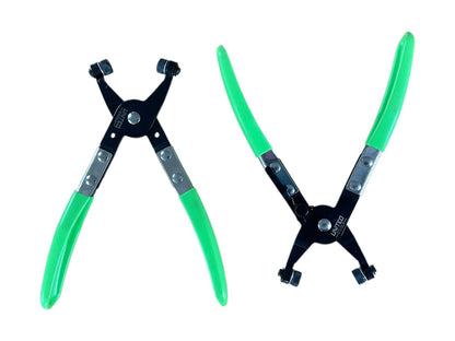 Hose Clip Pliers 2PC Set Clamp Removal Work Tools