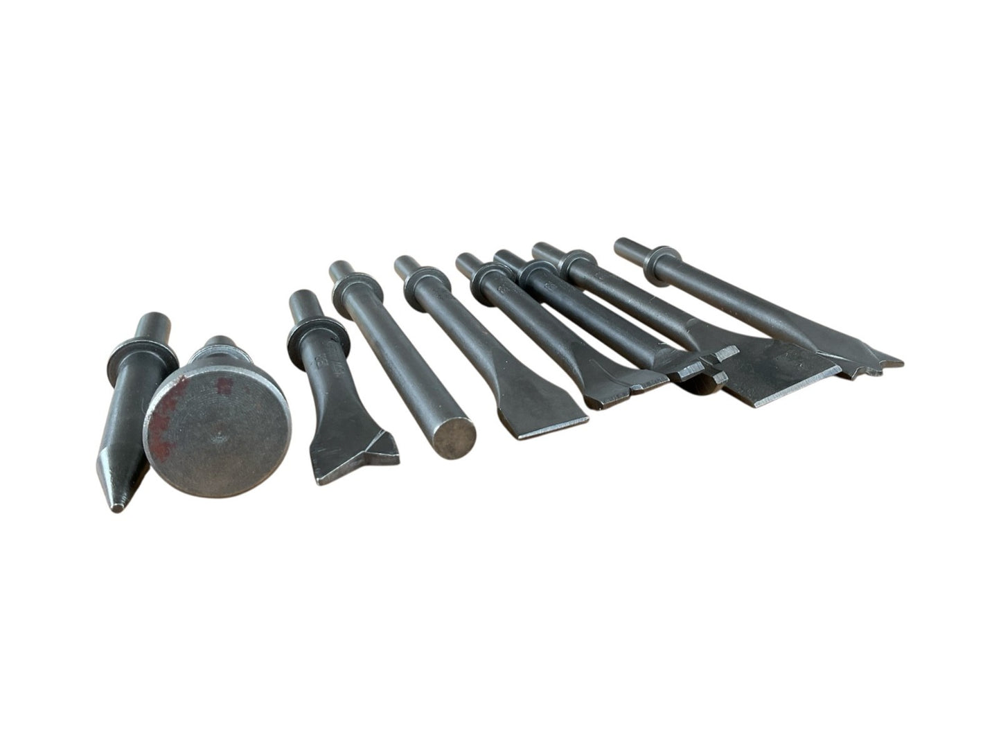 10PC Air Hammer Vibration Chisel Adapters Pneumatic Hammer Bit Set In EVA TORX