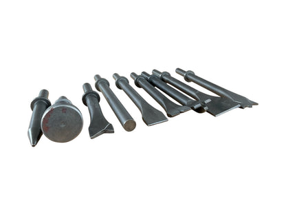 10PC Air Hammer Vibration Chisel Adapters Pneumatic Hammer Bit Set In EVA TORX